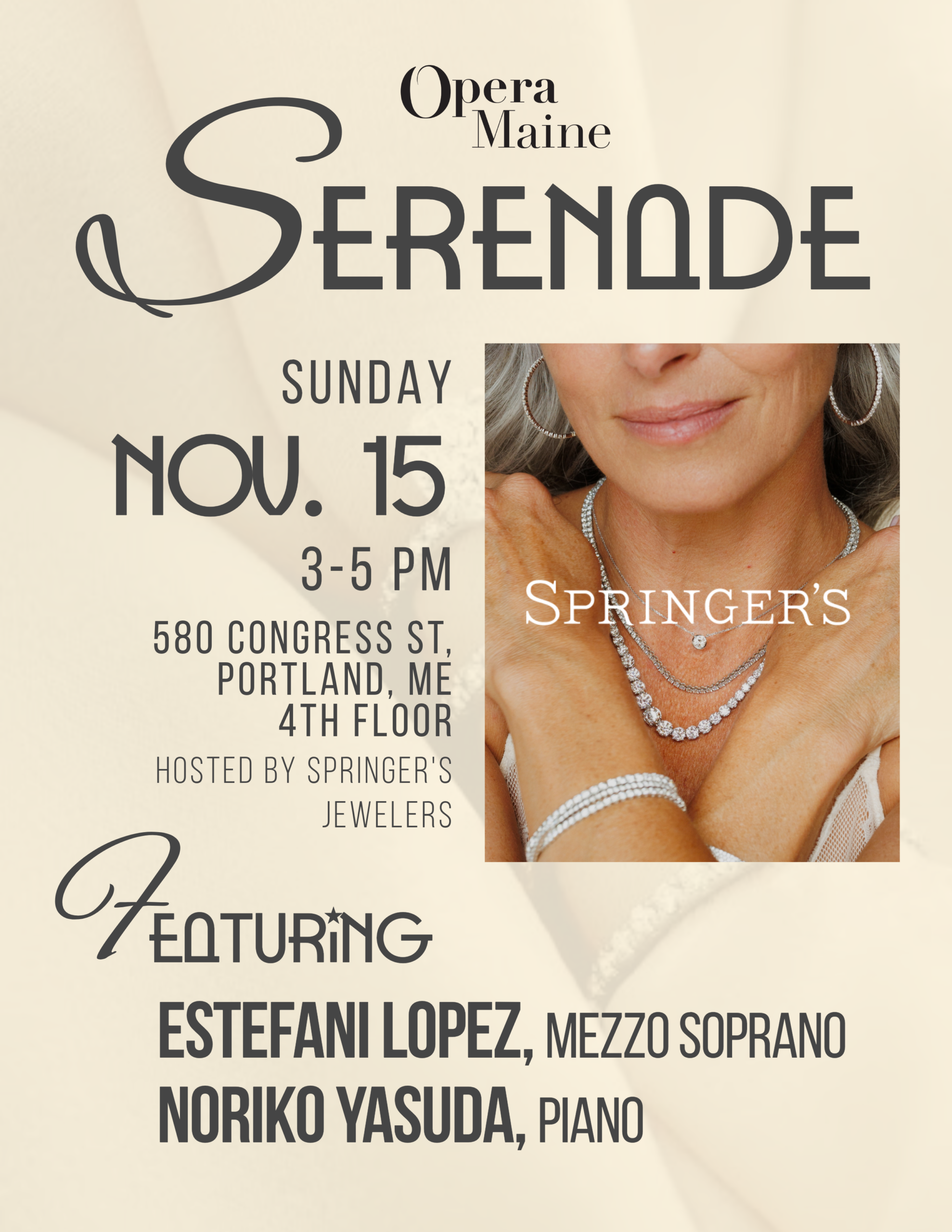 Serenade – Springer’s Jewelers, Nov. 2026